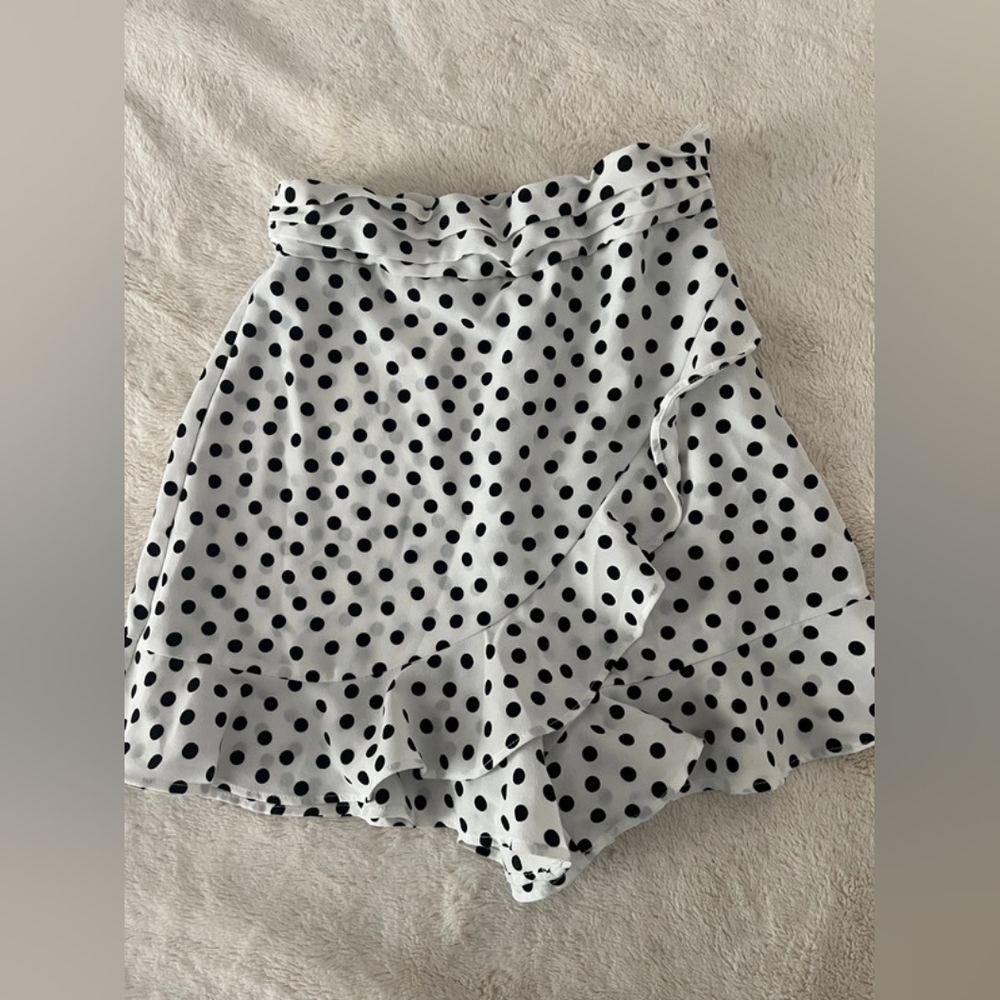 Polka Dot Ruffle Skirt